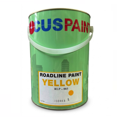 FOCUS PAINT FAST DRYING ROADLINE PAINT YELLOW 5L
